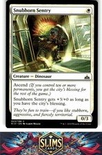 Magic the Gathering MTG Rivals of Ixalan Snubhorn Sentry #23 Buy 2 Get 1