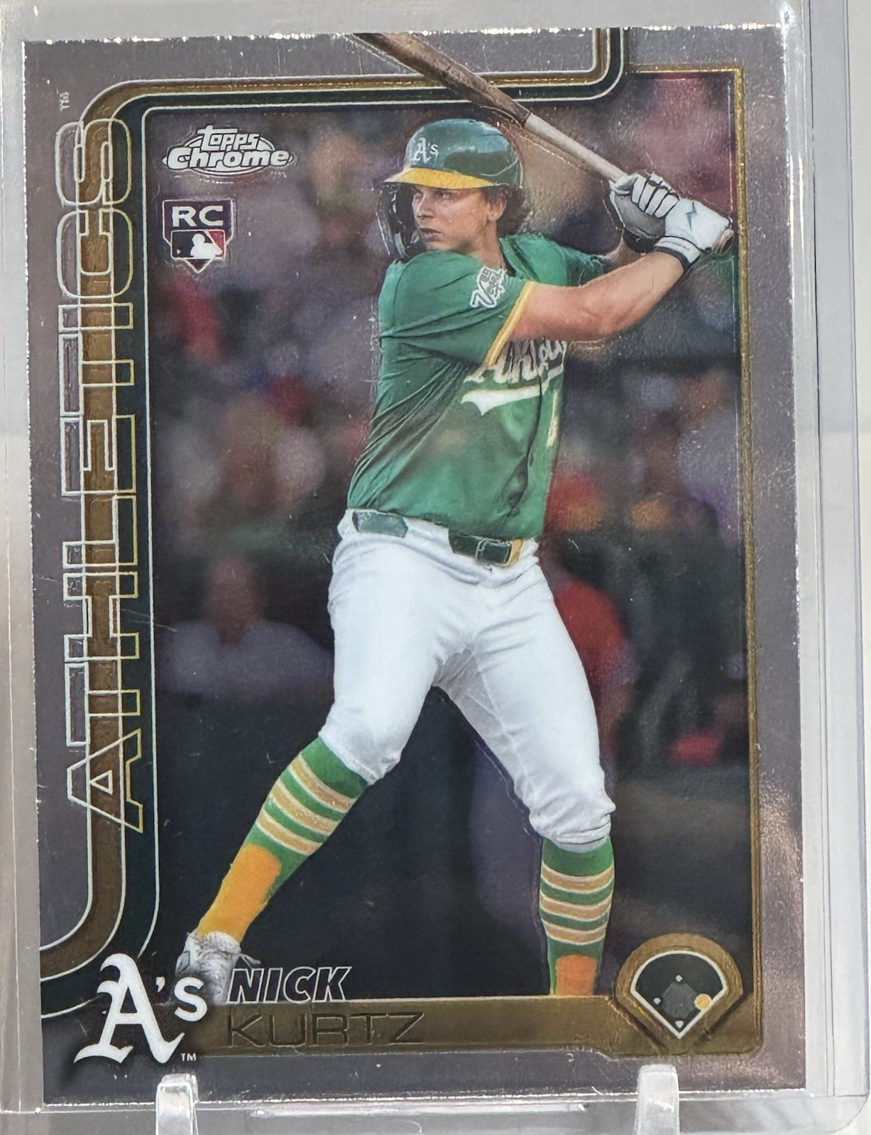 Topps 2025 Chrome Update Nick Kurtz Oakland Athletics #USC178 Rookie Card