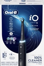 Oral-B IO Series 5 Limited Rechargeable Electric Toothbrush- Black- New  Sealed