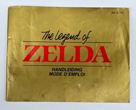 A SAISIR NOTICE POUR CONSOLE NINTENDI NES @ THE LEGEND OF ZELDA @ VERSION FAH @