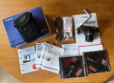 Canon PowerShot SX100 IS 8.0 MP Kompakte Digitalkamera Schwarz OVP Vintage