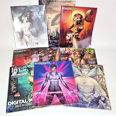 Lot 14 IMAGINE FX Magazines 2007-2011 Fantasy Sci-Fi Digital Art Collection