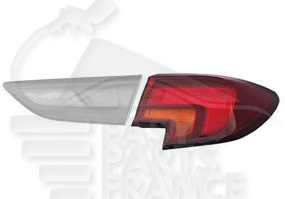 Feu arrière droit extérieur Opel Astra K 5 portes pièce de rechange pour contrôle technique