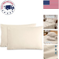 Quality Flannel Pillowcases - 100 Cotton Set of 2, Ultra Soft Comfort
