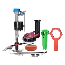 Toilet Repair Kit, 3 Inch, Includes Fill Valve, Flapper, Gasket  Hardware