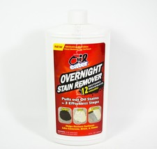 Oil Eater Overnight Stain Remover for Cleaning Oil Stains 32 Fl Oz White bottle