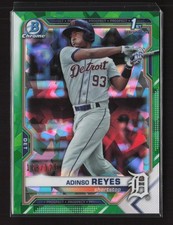 Adinso Reyes 2021 Bowman #BCP-21 Chrome Prospects Green Refractor /125 TYJ