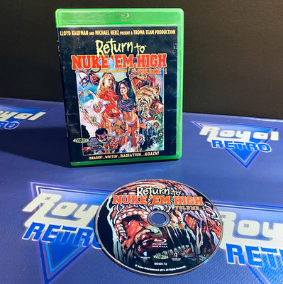 Return to Nuke Em High (Blu-ray, 2014) Troma Lloyd Kaufman Green Case
