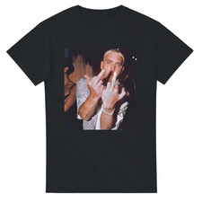 Eminem Middle Finger Graphic Tee: Gildan 5000 Rap God Shirt