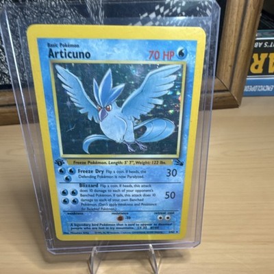 Pokémon Articuno 1st Edition Holo Rare Fossil 2/62 70 HP Wizards
