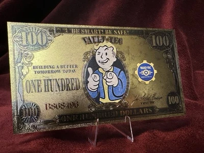 Fallout Vualt-Tec Novelty Bill - PiP-Boy! RARE