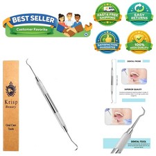 Professional Dental Tools Kit: Stainless Steel Tartar  Plaque Remover Set