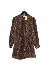 Zara A-Line Midi Dress M in Multi