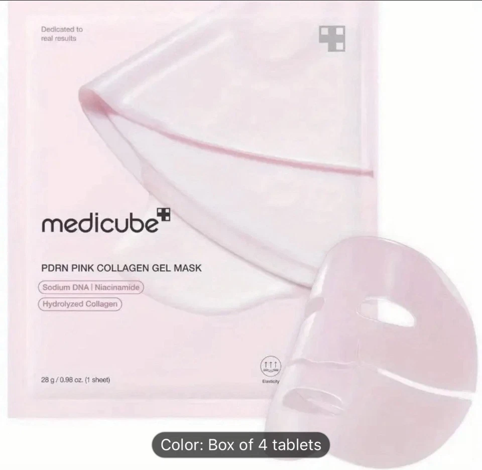 Medicube PDRN Pink Collagen Gel Mask (4 Sheets) Facial Mask & Korean SkinCare - Image 2 of 3