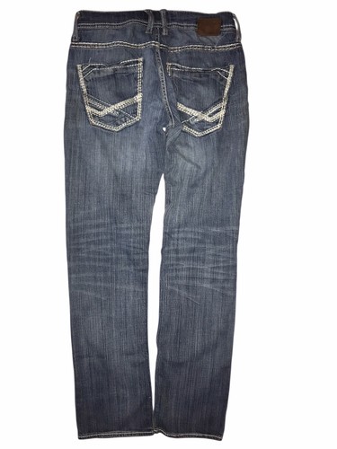 Buckle Jeans Men 28x30 BKE Aiden Slim Fit Boot Cut Stretch Straight Denim C69 - Picture 2 of 5