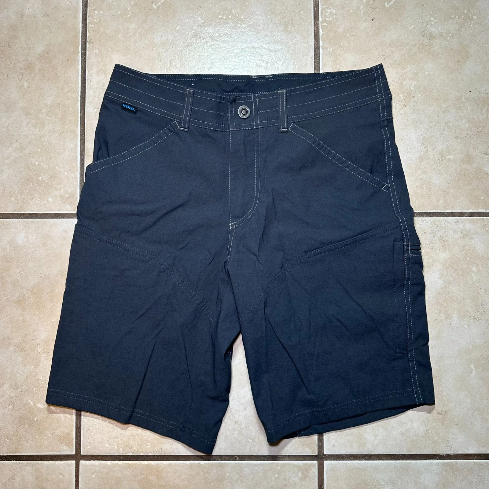 Kuhl Renegade Nylon Gray Hiking Shorts Mens Size 30x10 Outdoors 5121
