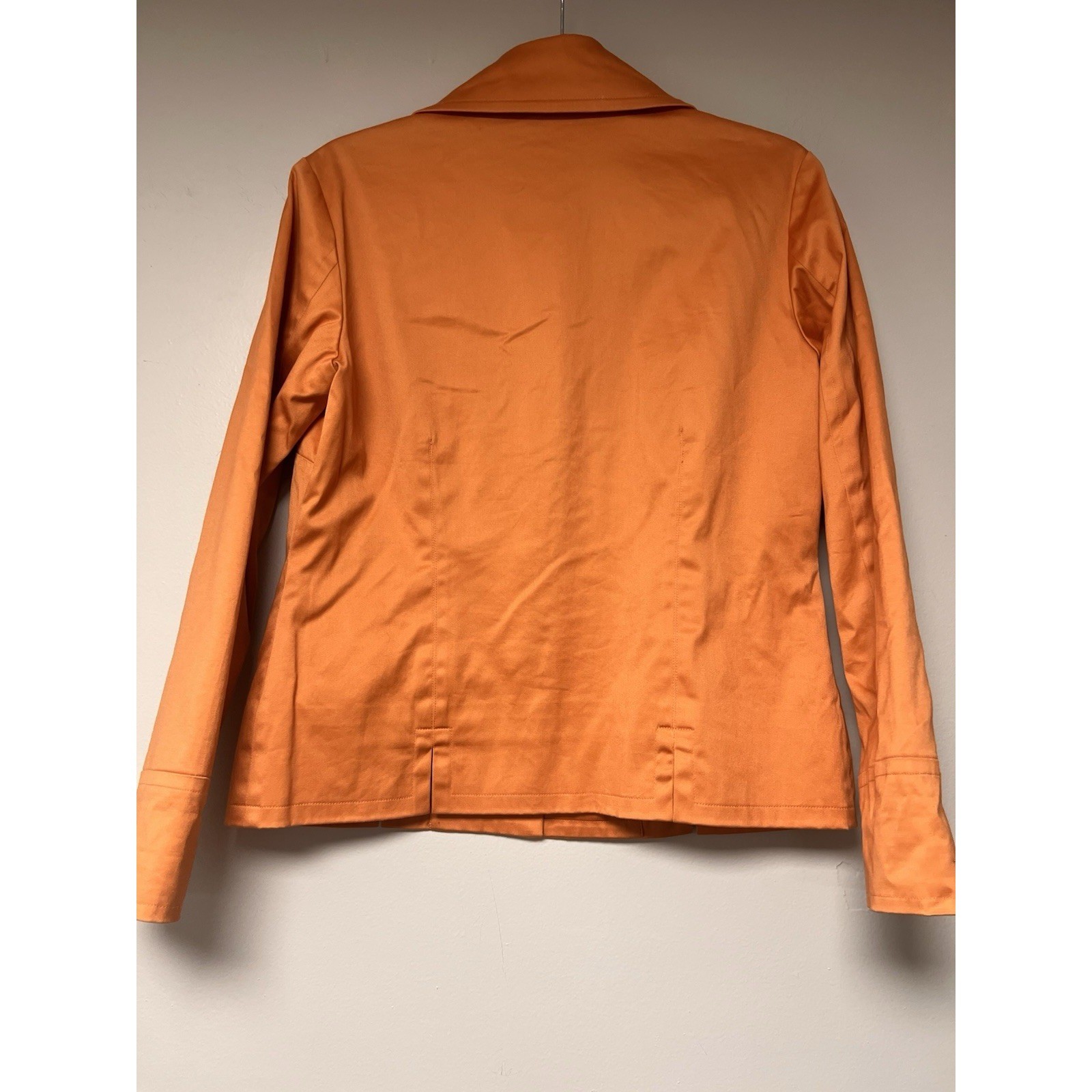 Chicos Orange Button Front Blazer Jacket Women Si… - image 5