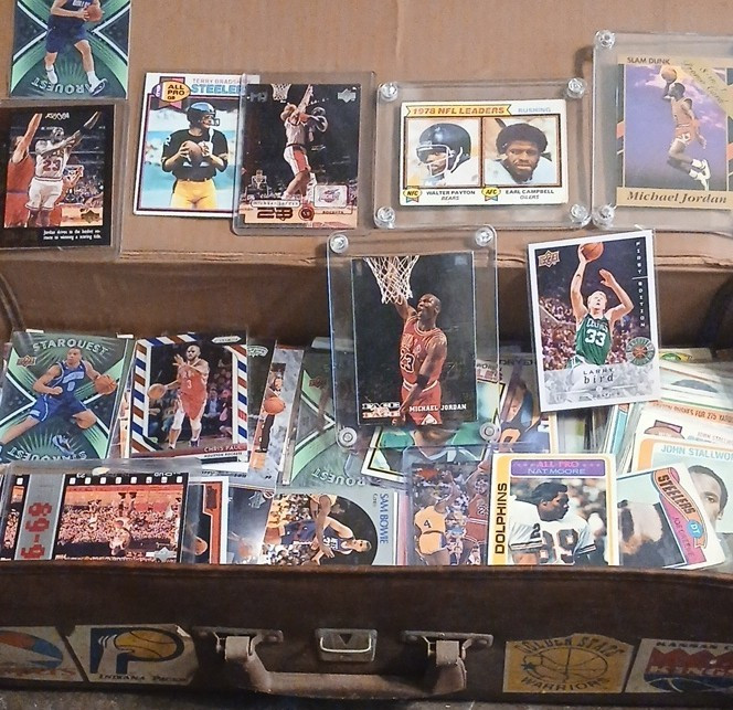 Michael Jordan Chicago Bulls NBA NFL Topps Fleer Upper Deck Starquest Card Lot