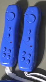 SEGA Genesis Plug & Play TV Game System Sonic Blue Wireless Controllers Untested