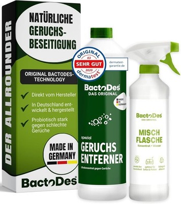 BactoDes Spezial 1 L | Effektiver Enzymreiniger für Textilien, Auto & Haushalt