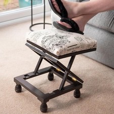 3-Position Footstool With Wood