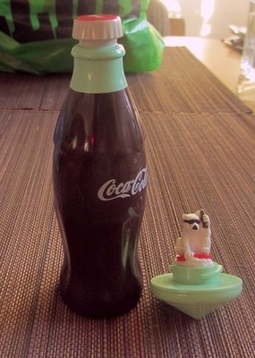 Kreisel Eisbär Coca Cola Flasche  für Burger King 1999
