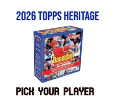 2026 Topps Heritage BASE Pick your Player Complete your Set # 1 - 200
