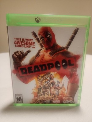 Microsoft Xbox One Deadpool Original Game Case with Cover Art