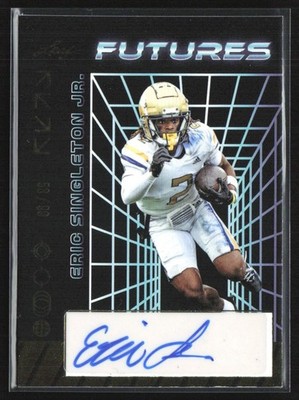 Eric Singleton Jr. 2024 Leaf Futures Gold Auto /99 #A-ESJ