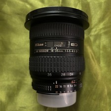 NIKON AF NIKKOR 18-35mm F/3.5-4.5 D ED LENS