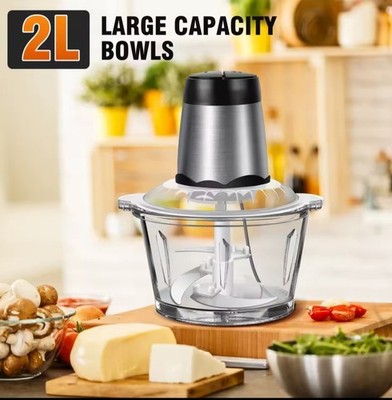 Food Chopper Elektrische Küchenmaschine Blender Glas Mixer Kaffee Gewürze Mühle 