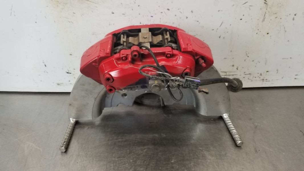09 MASERATI GRANTURISMO BRAKE CALIPER FRONT LEFT DRIVER RED