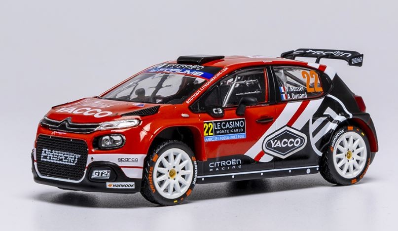 IXO Citroën C3 Rally2 #22 Rallye Monte Carlo 2025 Rossel 1/43