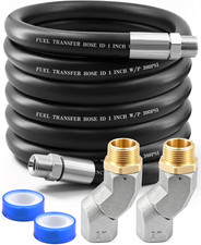 1 Fuel Transfer Hose 20ft With 2pcs 1 Fuel Hose Swivel For Diesel Male Npt C 1 Fuel Transfer Hose 20ft With 2pcs 1 Fuel Hose Swivel For Diesel Male Npt C