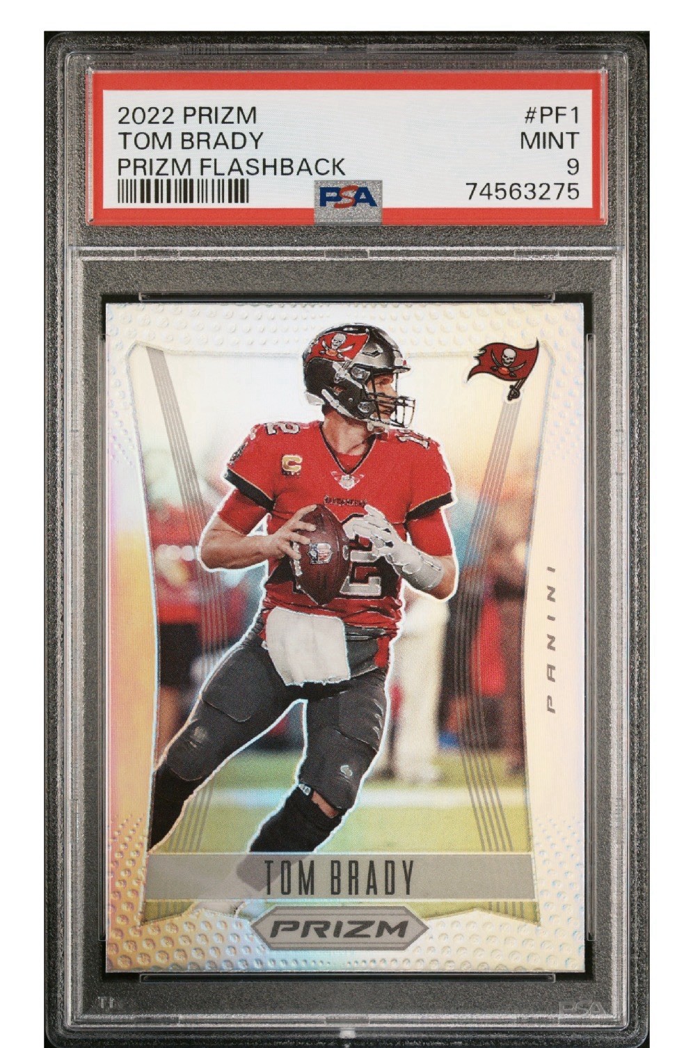 2022 Panini Prizm - Prizm Flashback Tom Brady #PF-1 Silver Prizm
