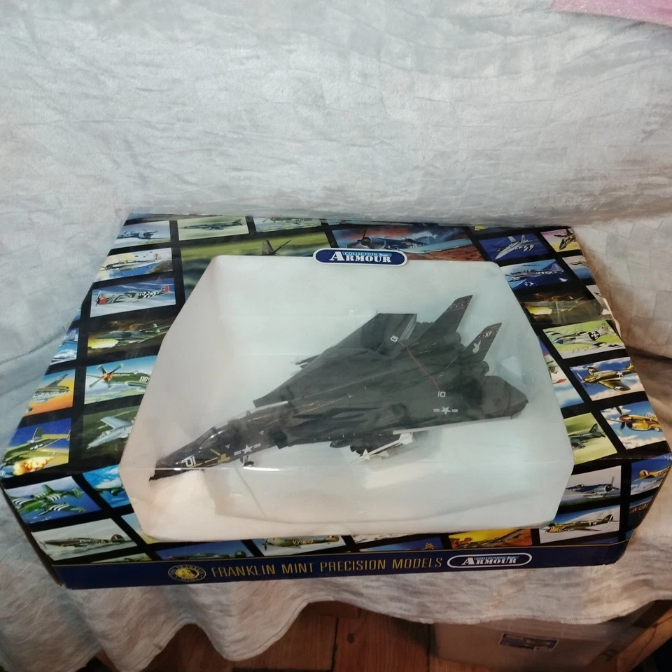 Franklin Mint Armour B11B237 F-14 TOMCAT Black Bunny 1:48 Marina de los Estados Unidos Foto 2 de 4