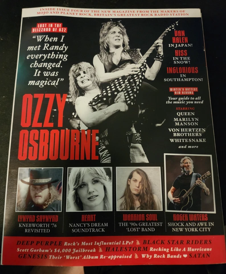 Metallica Planet Rock Magazine Issue 24 OZZY Osbourne Iron Maiden Robert Plant - Image 2 of 2