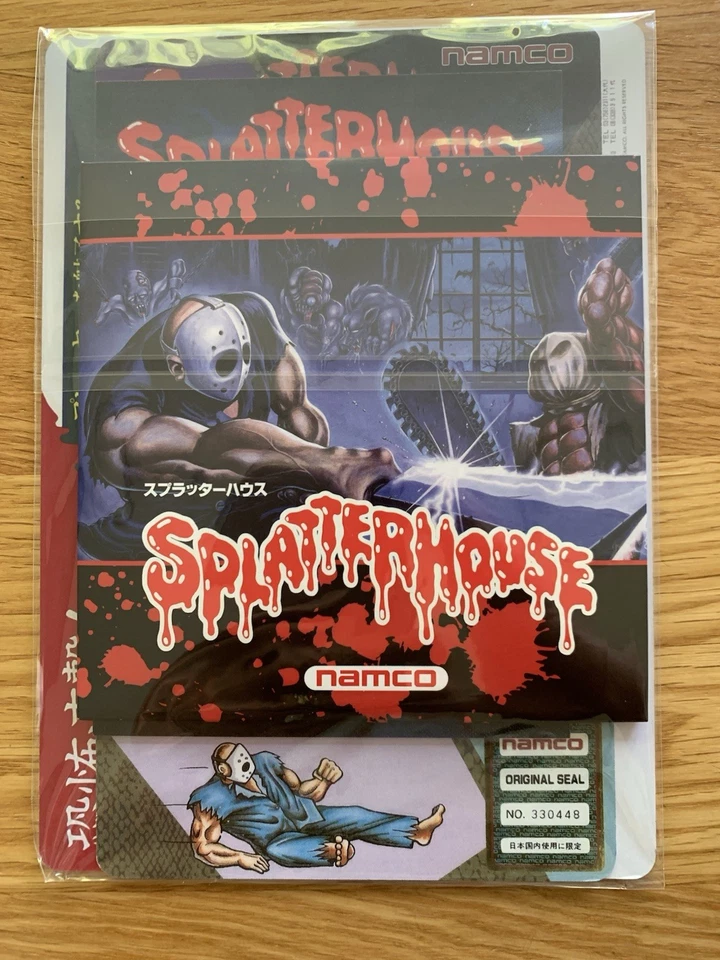 New Splatterhouse 32-bit PC Computer Version PC Engine Works Postcard Set - Image 3 of 4