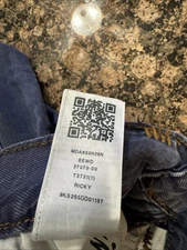 True Religion Blue Stitch Ricky Super T Blue Size 36x32