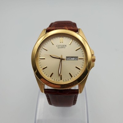 Citizen 1102-s066816 Day Date Watch Men's Quartz Wl7360 for