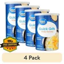 Great Value Quick Grits, 24 oz Pack of 4
