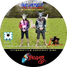 Atari Jaguar CD Game Revenge of the Mutant Camels, FULL Color in DVD case