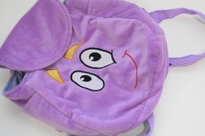 Nickelodeon Purple Dora The Explorer Mr. Face Plush 8" Backpack Tote