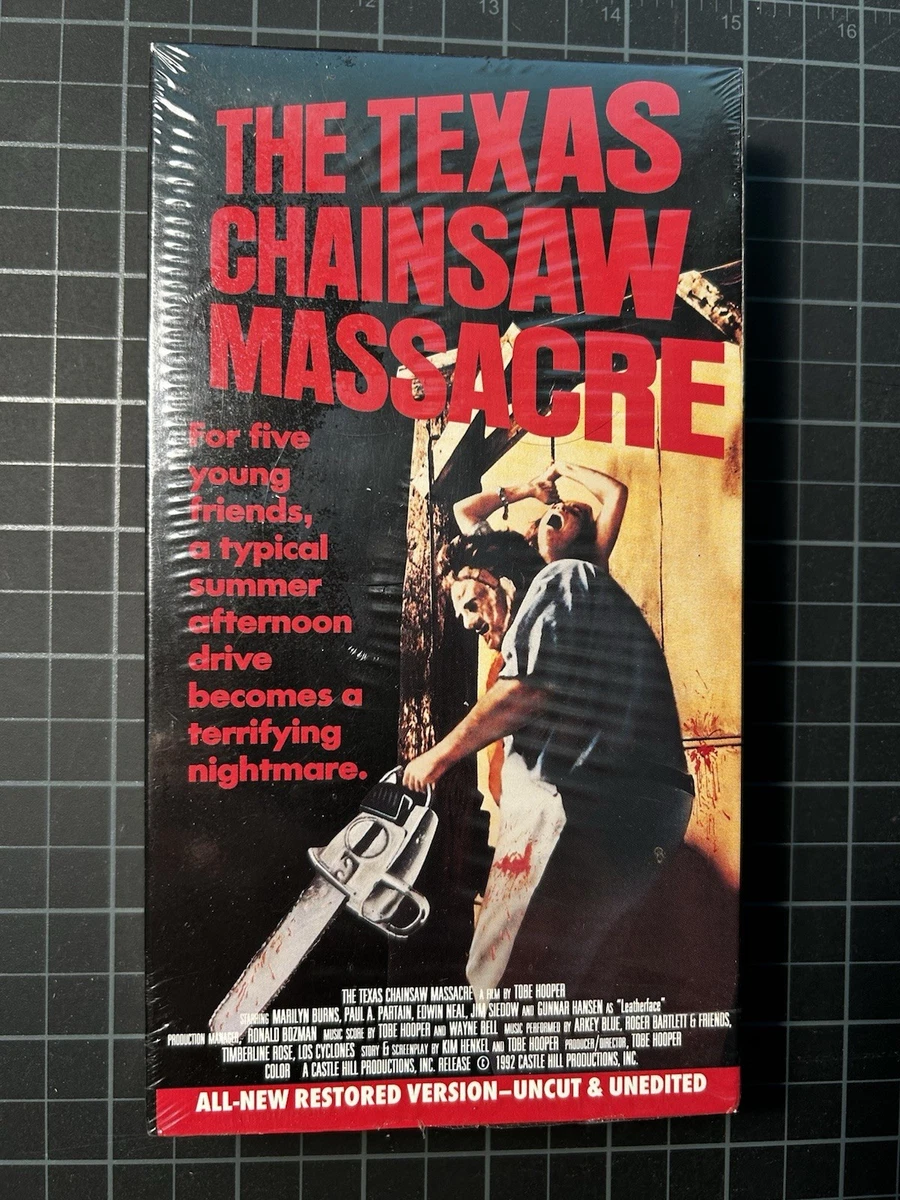 The Texas Chainsaw Massacre VHS Tapes for sale - eBay