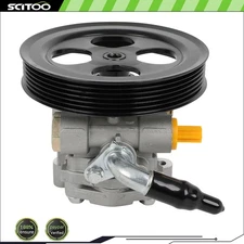 Power Steering Pump w/ Pulley for Mitsubishi Lancer 2002 2003-2007 L4 2.0L