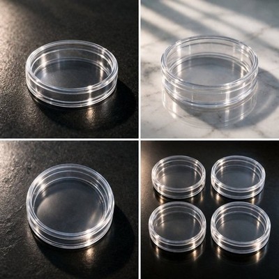 18 Stück Petrischale 40 mm x 12 mm Glas