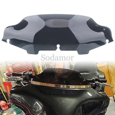 Smoke 6" Wave Windshield WindScreen For Harley Electra Glide FLHTC 1996-2013 12