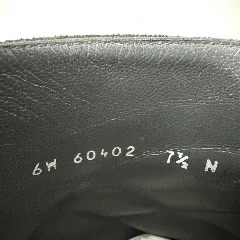 BOTINES DE GAMUZA negros STUART WEITZMAN MEDIA PANTORRILLA Botas con cremallera Tacón de gatito Talla 7,5 N Foto 3 de 4