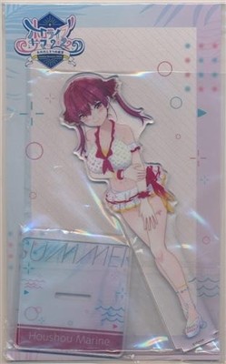 Hololive Sommer 2022 3D Acryl Ständer Shiny Wave Ver. Houshou Marine Official