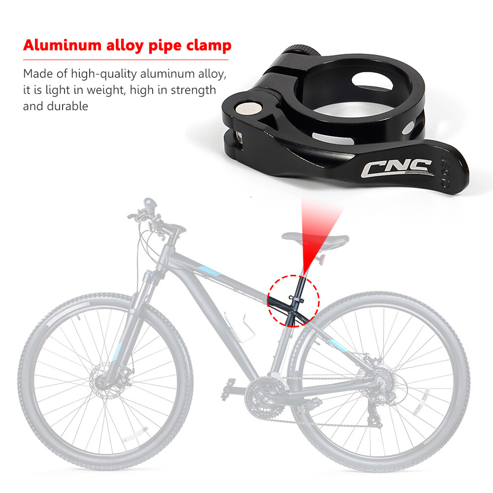 5 Quick Release Durable MTB Bike Seat Post Clamp Road Bicycle Seat